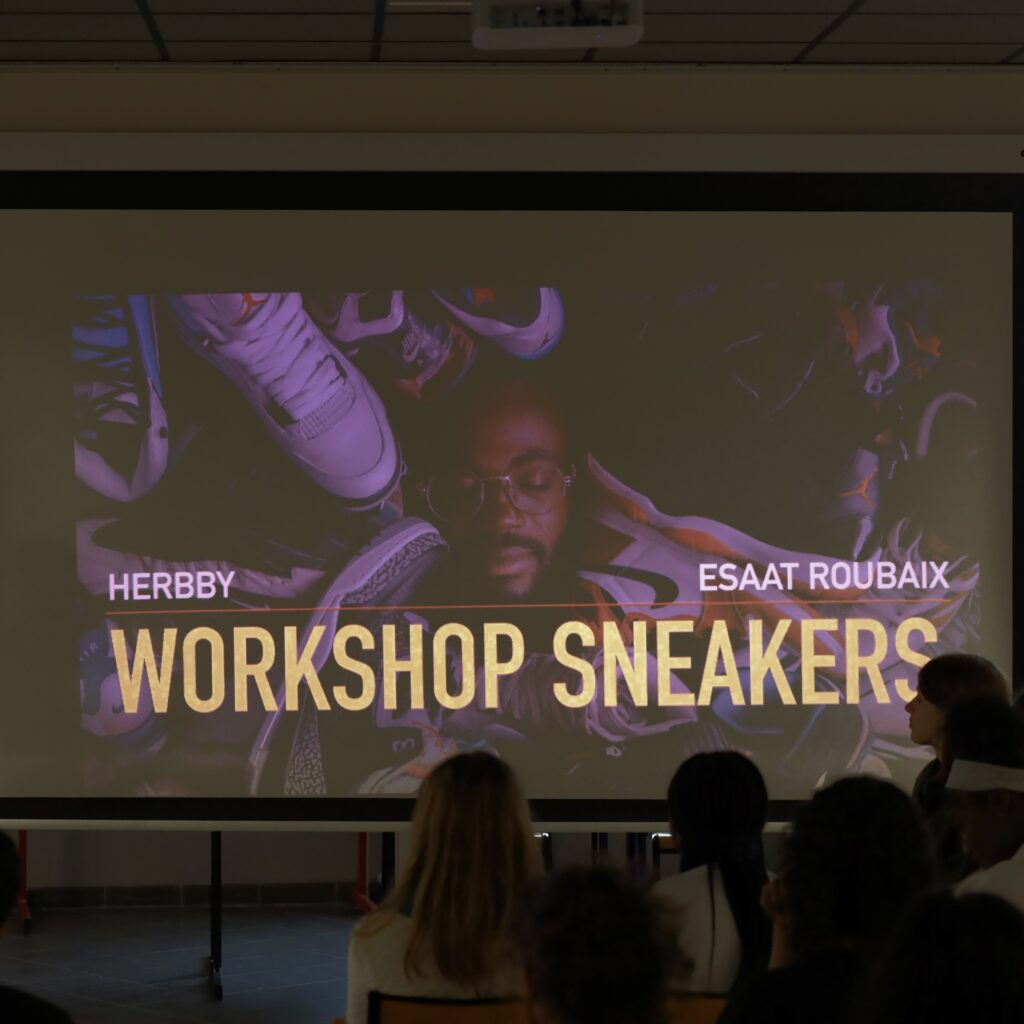 Conférence d'un designer en sneaker